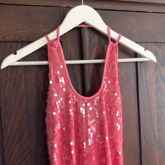 Urban Outfitters Harley Pink Sequin Halter Dress - Picture 5 of 10